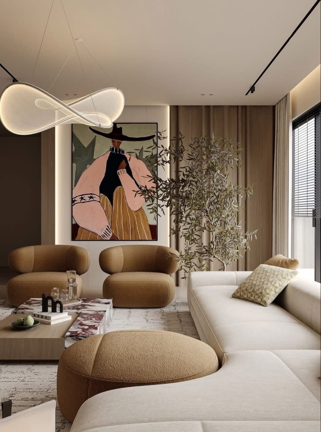 The Art of Warm Minimalism: A Modern Living Room That Feels Like Home